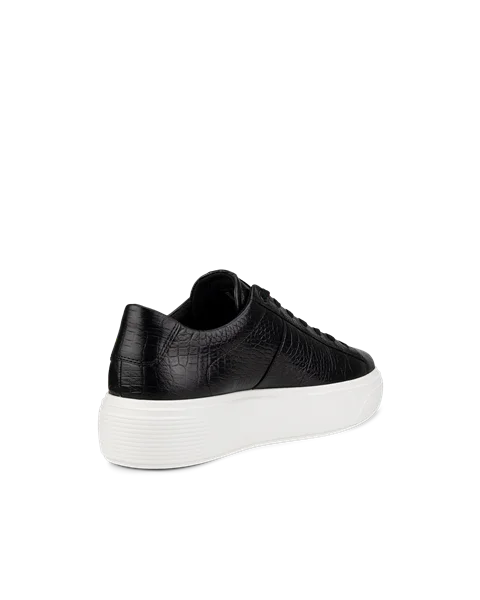 Platform sneakers zwart discount