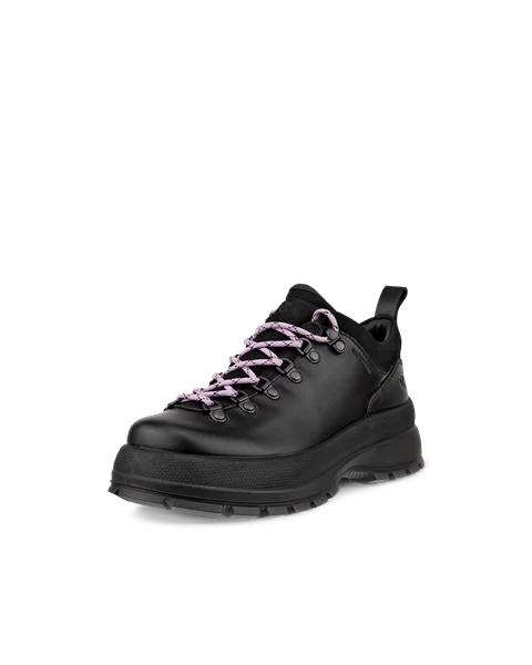 Women s ECCO Track 30 Leather Waterproof Shoe Black