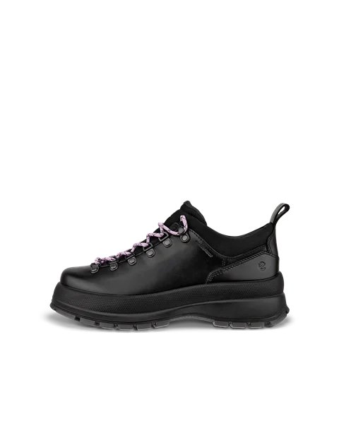 Women s ECCO Track 30 Leather Waterproof Shoe Black