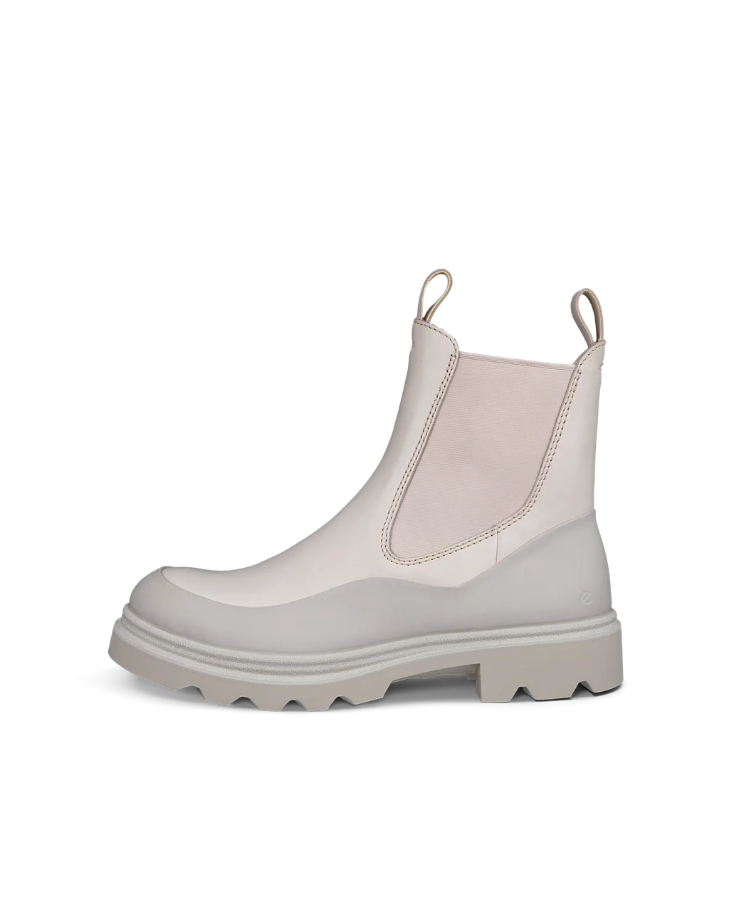Women s ECCO Grainer Leather Chelsea Boot Beige