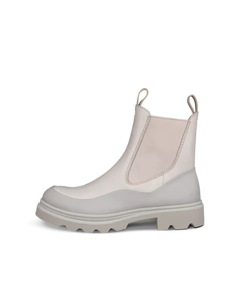 ECCO Grainer Chelseaboots skinn dam Beige