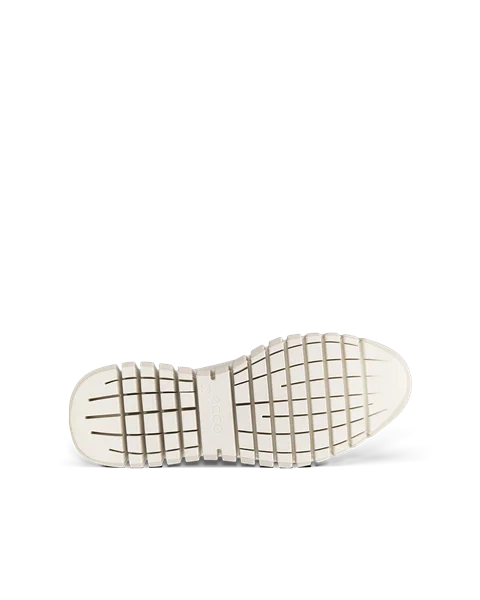 Women s ECCO Gruuv Leather Gore Tex Trainer Beige