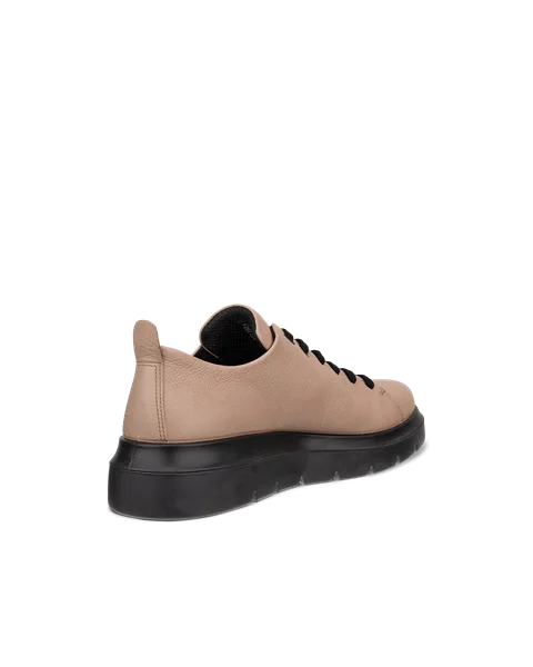 ECCO Nouvelle chaussures a lacet en cuir pour femme Beige