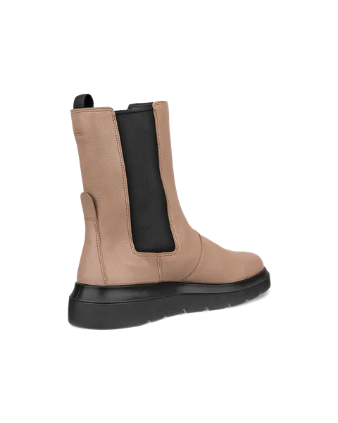 Women s ECCO Nouvelle Leather Chelsea Boot Beige