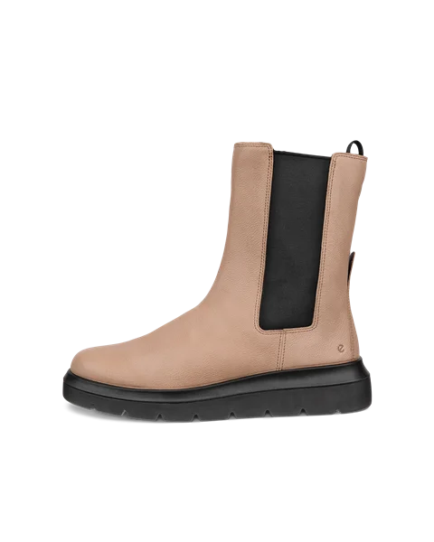 Women s ECCO Nouvelle Leather Chelsea Boot Beige