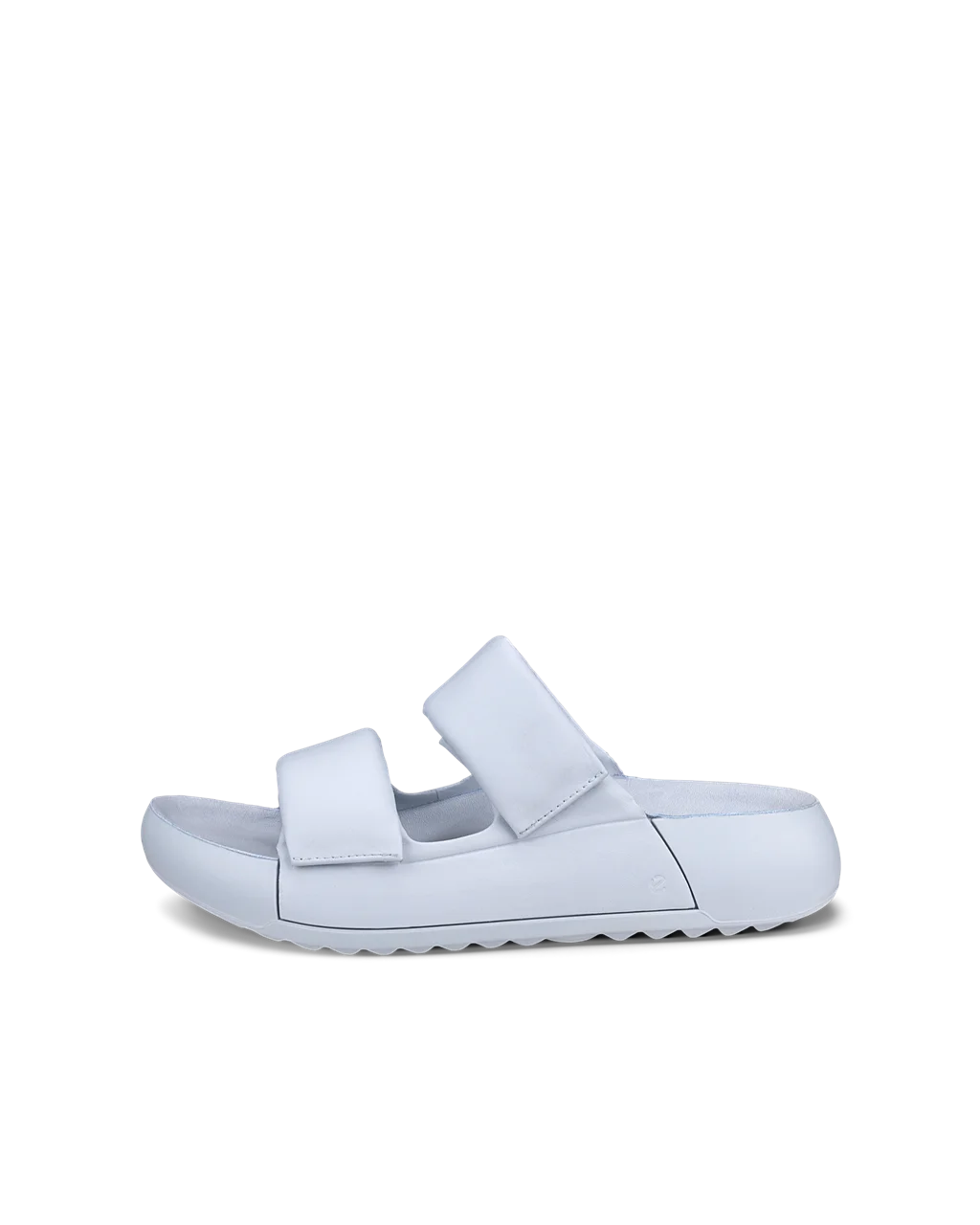 Women's ECCO® Cozmo PF Leather Two Strap Sandal | Blue