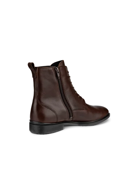 Women s ECCO Dress Classic 15 Leather Lace Up Boot Brown