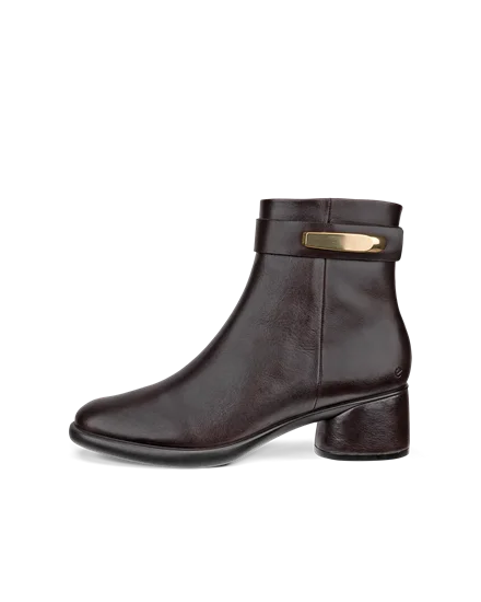 Women s ECCO Sculpted LX 35 Leather Ankle Boot Brown