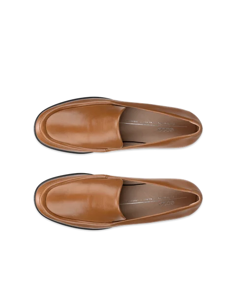 Women s ECCO Sculpted LX Leather Moccasin Brown