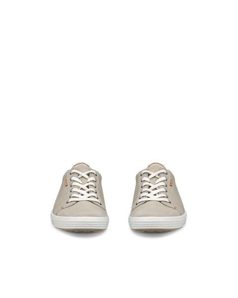 Women s ECCO Soft 7 Leather Trainer Green