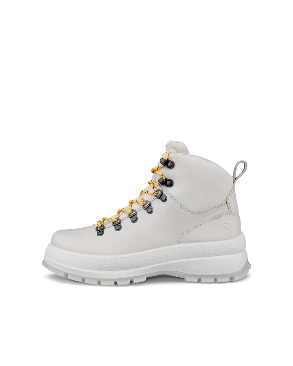 Women s ECCO Track 30 Leather Waterproof Lace Up Boot Grey