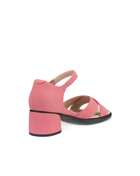 Women s ECCO Sculpted Sandal LX 35 Nubuck Heeled Sandal Pink