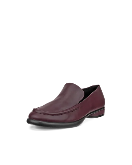 Women s ECCO Sculpted LX Leather Ballerina Purple