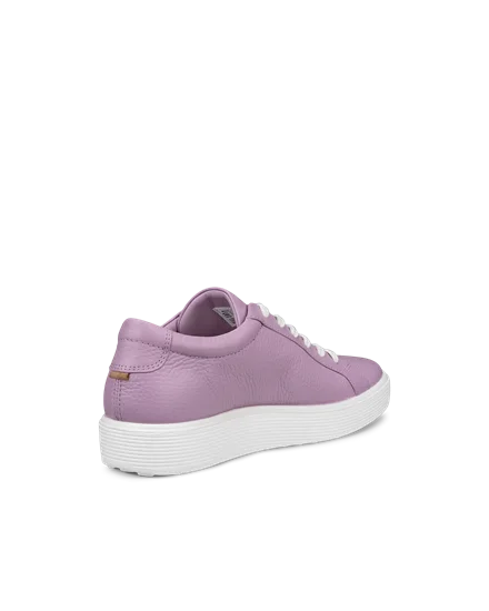 Women s ECCO Soft 60 Leather Trainer Purple