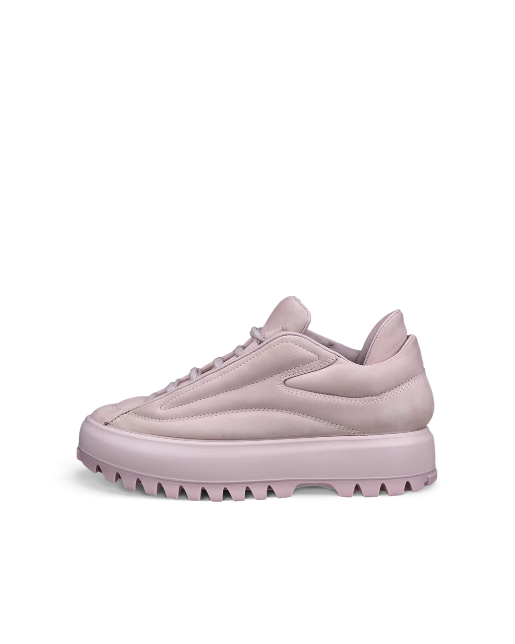 Women s ECCO Street Ace Ral7000 Nubuck Trainer Purple