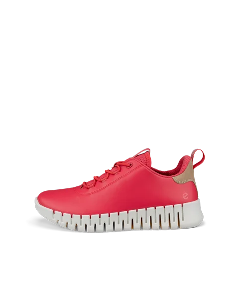Ecco sneakers womens red sales