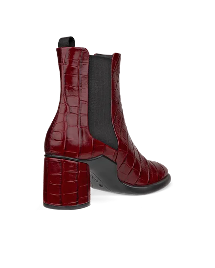 Ecco boots womens red cheap
