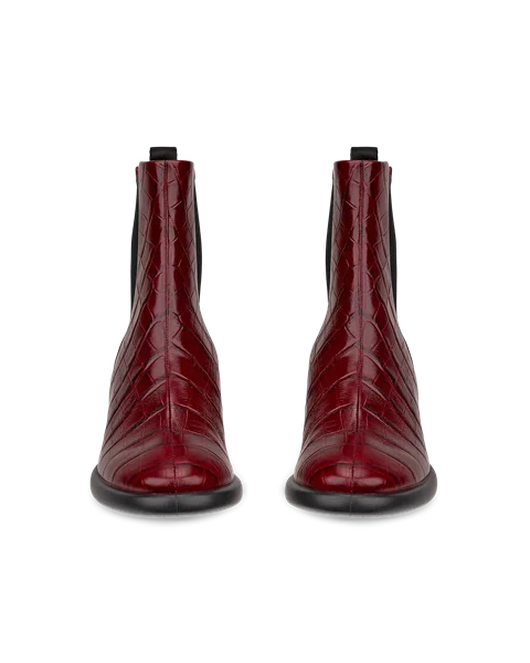Women s ECCO Sculpted LX 55 Leather Chelsea Boot Heel Red