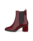 Women s ECCO Sculpted LX 55 Leather Chelsea Boot Heel Red