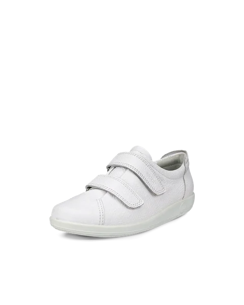 Women's ECCO® Soft 2.0 Leather Walking Shoe | White