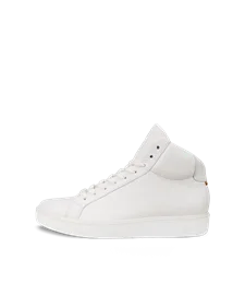 Nike white leather high tops clearance