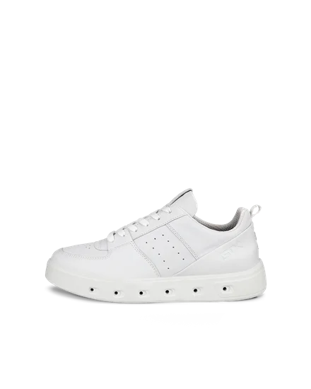 Women s ECCO Street 720 Leather Gore Tex Trainer White