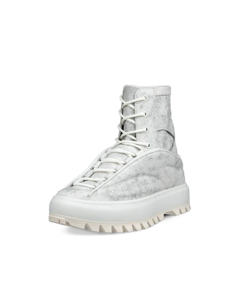 Women s ECCO Street Ace Ral7000 Leather Mid Cut Boot White