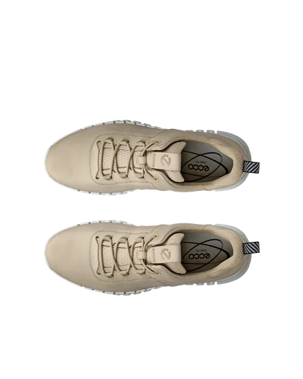 Men s ECCO Gruuv Nubuck Trainer Beige