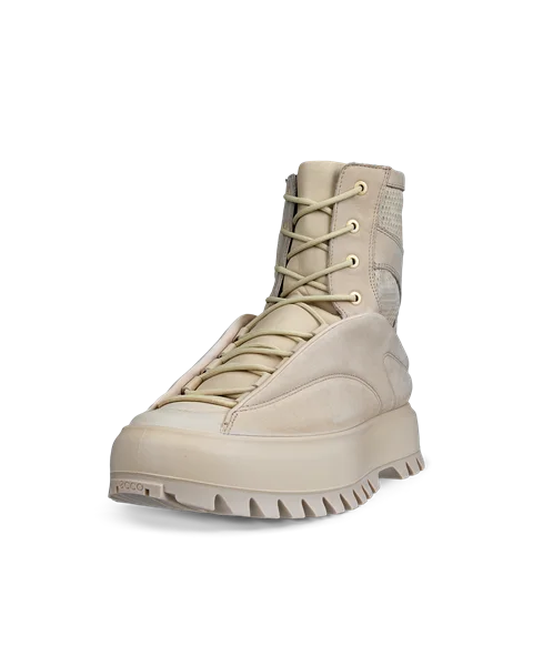 Men s ECCO Street Ace RAL7000 Nubuck Boot Beige