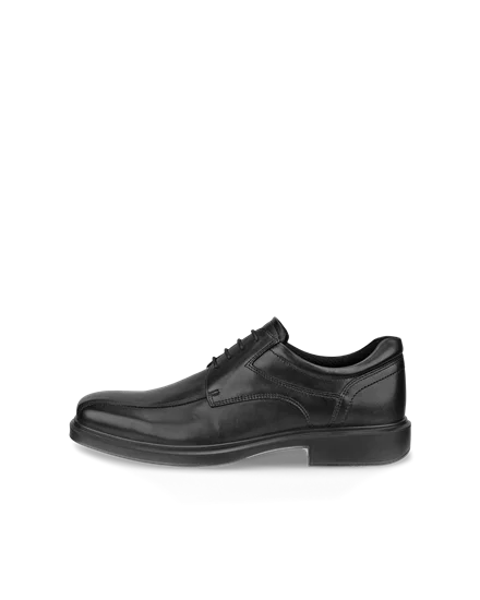 Men s ECCO Helsinki 2 Leather Bike Toe Derby Shoe Black