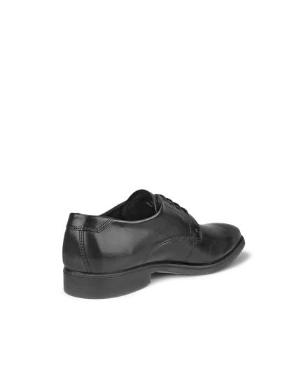 Men s ECCO Melbourne Leather Derby Shoe Black