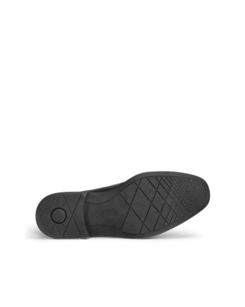 Men s ECCO Melbourne Leather Derby Shoe Black