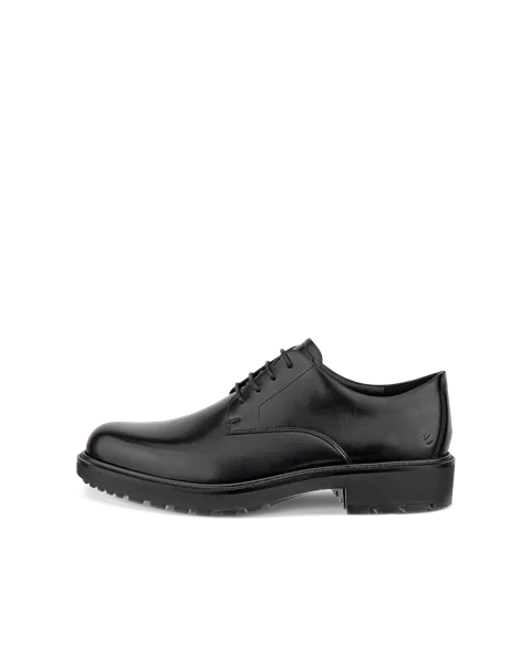 Men s ECCO Metropole Oslo Leather Derby Shoe Black