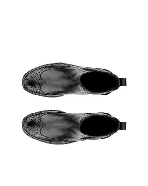Men s ECCO Metropole Oslo Leather Chelsea Boot Black