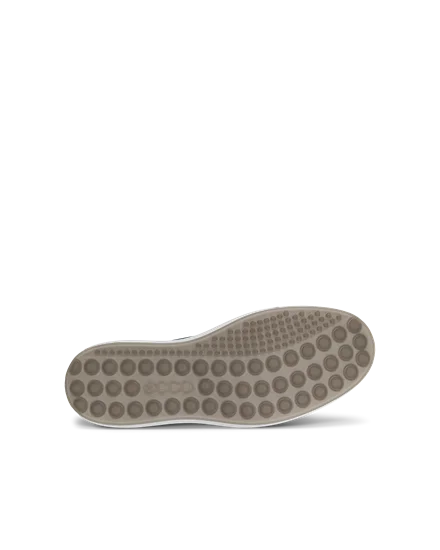 Men s ECCO Soft 7 Leather Trainer Black