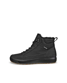 Men s ECCO Track 25 Leather Gore Tex Moc Toe Shoe Black