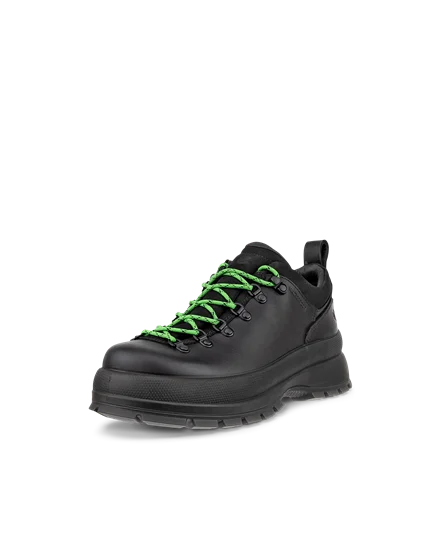 Men s ECCO Track 30 Leather Waterproof Shoe Black