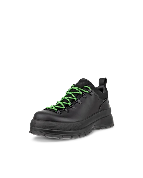 Men s ECCO Track 30 Leather Waterproof Shoe Black