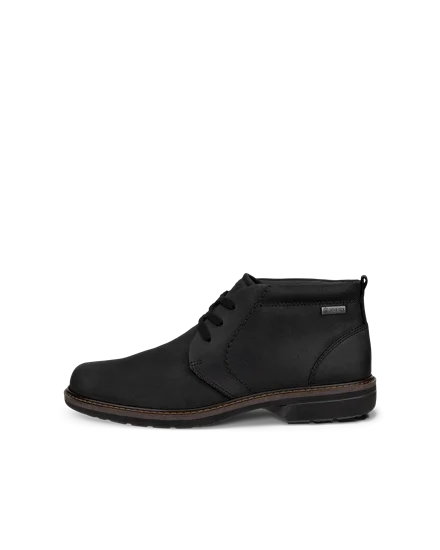 Men s ECCO Turn Nubuck Gore Tex Ankle Boot Black