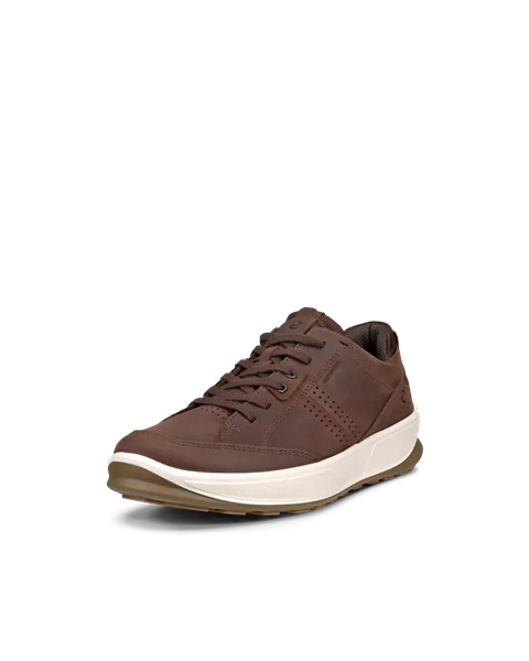 Men s ECCO Byway 2.0 Nubuck Waterproof Shoe Brown