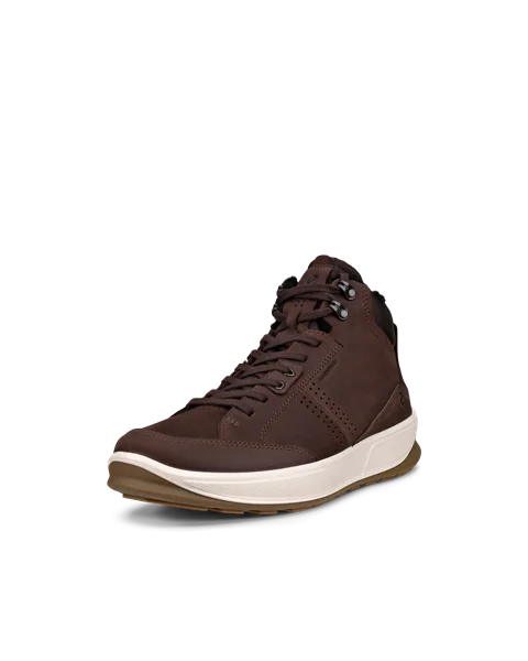 Men s ECCO Byway 2.0 Nubuck Waterproof Ankle Boot Brown