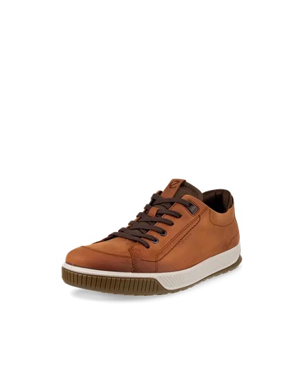 Men s ECCO Byway Tred Nubuck Gore Tex Lace Up Shoe Brown