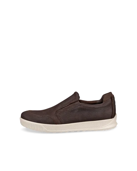 Men s ECCO Byway Nubuck Slip On Brown