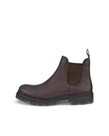 Men s ECCO Metropole London Leather Chelsea Boot Brown