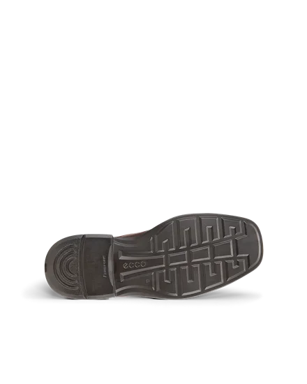 Men s ECCO Helsinki 2 Leather Bike Toe Derby Shoe Brown
