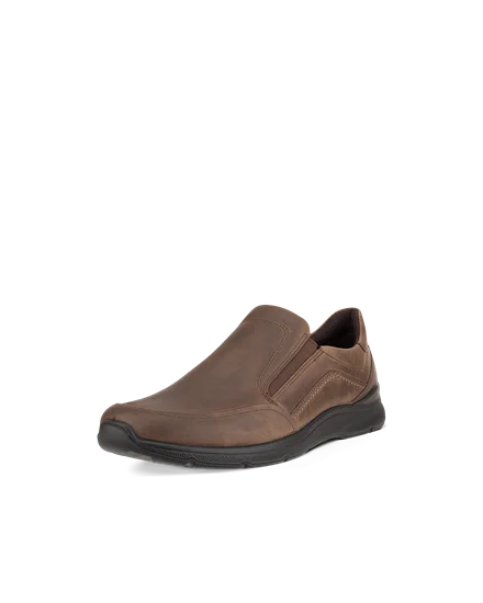 ECCO Irving Heren nubuck instapper Bruin