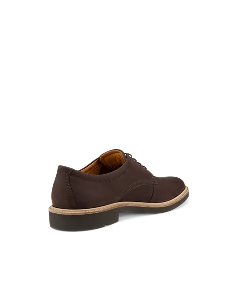 Men s ECCO Metropole London Nubuck Derby Shoe Brown
