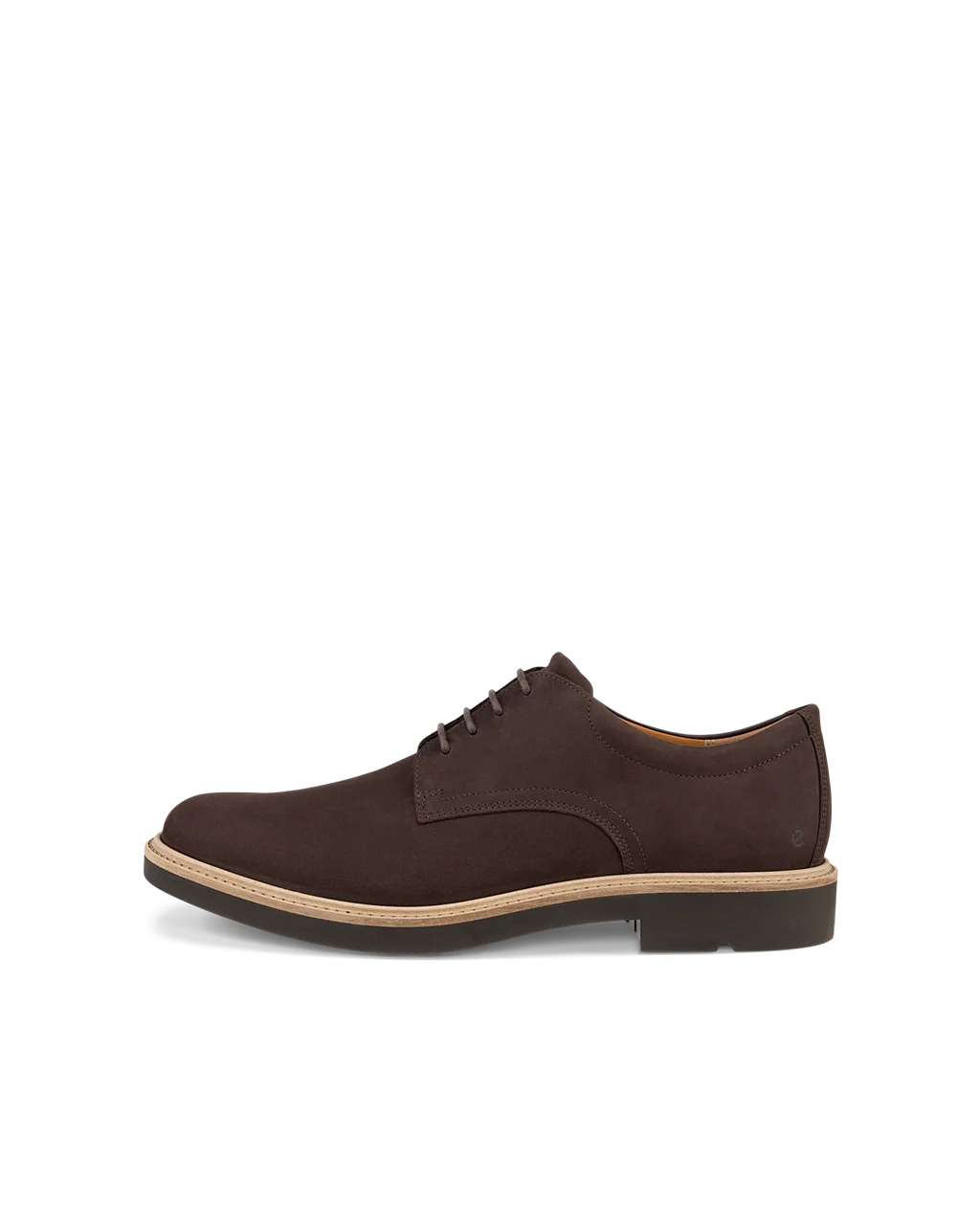 ECCO Metropole London Heren nubuck derby schoen Bruin