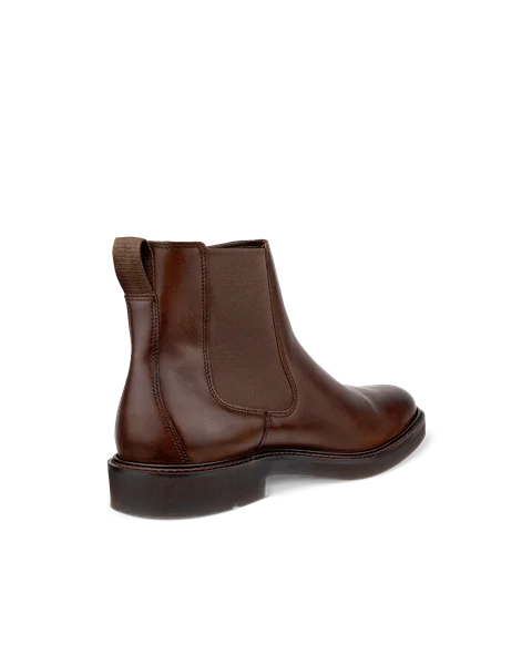 Men s ECCO Metropole London Leather Chelsea Boot Brown