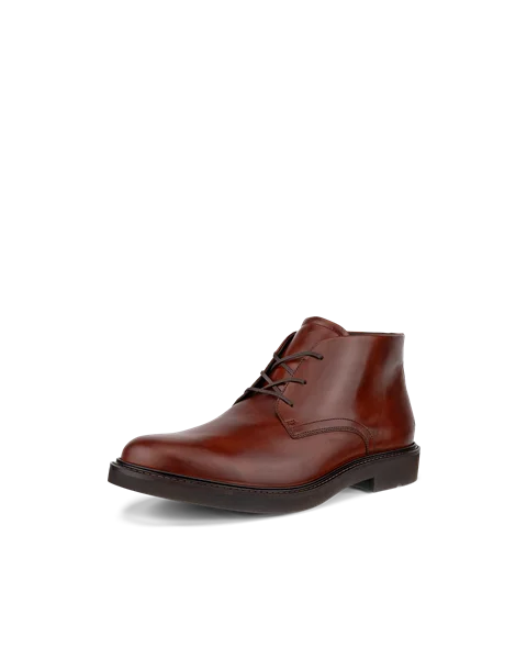 ECCO Metropole London bottines chukka en cuir pour homme Marron